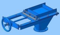 Затвор шиберный 3Ш-650х650-М Затвор шиберный 3Ш-650х650-М