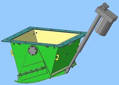 Затвор челюстной 3Ч-1000х1000-МР