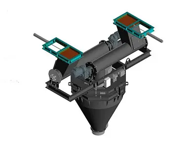 Дозатор бункерный с винтовыми питателями ДДПВ-400-1